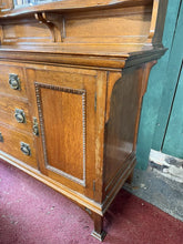 Load image into Gallery viewer, ANTIQUE ENGLISH ARTS &amp; CRAFTS OAK SIDEBOARD – LIBERTY TASTE – c.1900