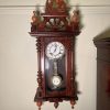 A Superb Quality Victorian Style Vienna Wall Clock With Lovely Rich Colour