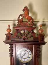Load image into Gallery viewer, A Superb Quality Victorian Style Vienna Wall Clock With Lovely Rich Colour