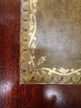 Load image into Gallery viewer, Antique Georgian Style Small Mahogany Ladies Desk With A Tooled Leather Writing Area