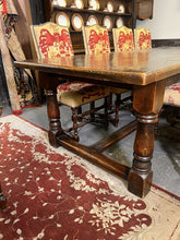 Load image into Gallery viewer, A Fabulous Royal Oak Fine English Ten Seater Balmoral Westminster Dining Table With Ten Chairs