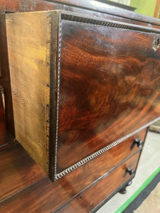 A Large Antique Victorian Mahogany Scotch Chest Of Drawers In Lovely Original Condition