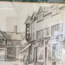 Load image into Gallery viewer, Pencil signed drawing of Crosby Village in Liverpool by John Fowell