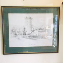 Load image into Gallery viewer, Limited edition pencil signed drawing of Crosby Mill by John Fowell beautifully framed