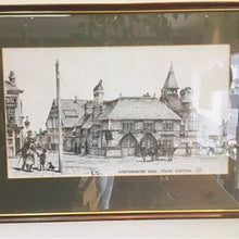 Load image into Gallery viewer, Two pencil signed pen and ink pictures of Westminster road and Anfield police stations in Liverpool