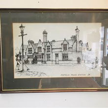 Load image into Gallery viewer, Two pencil signed pen and ink pictures of Westminster road and Anfield police stations in Liverpool