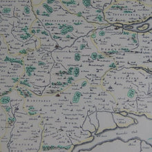 Load image into Gallery viewer, Map of Essex by Joannnes Blaeu 1645 with amazing detail in lovely condition