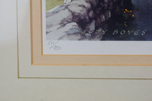 Load image into Gallery viewer, Painting by Judy Boyes with certification framed under glass with amazing colours