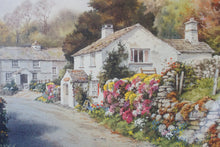Load image into Gallery viewer, Painting by Judy Boyes with certification framed under glass with amazing colours