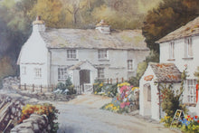 Load image into Gallery viewer, Painting by Judy Boyes with certification framed under glass with amazing colours