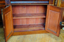 Load image into Gallery viewer, Early Victorian antique mahogany chiffonier with  beautifully carved doors