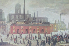 Load image into Gallery viewer, A L S Lowry print of &quot;An Accident&quot; beautifully framed under glass