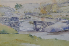 Load image into Gallery viewer, Signed original watercolour by Jim Micklewright of Slatters bridge Cumbria