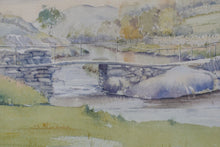 Load image into Gallery viewer, Signed original watercolour by Jim Micklewright of Slatters bridge Cumbria