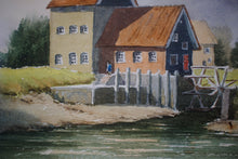 Load image into Gallery viewer, Watercolour of “Tide Mill” Battles Bridge Essex by Colin Steed a skilled artist