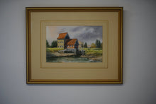 Load image into Gallery viewer, Watercolour of “Tide Mill” Battles Bridge Essex by Colin Steed a skilled artist