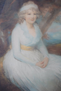 Fabulous mezzotint, of "The Honourable Mrs Wharton "by Sir Henry Raeburn 1756-1823