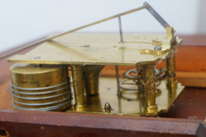 A fantastic Early Victorian Fusee drop Dial wall clock by John Hughes and Co, Carnarvon