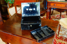 Load image into Gallery viewer, Early 20th century strong box made by  Pilot in steel with cash tray inside