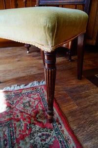 Edwardian rosewood nursing or bedroom armchair or desk chair