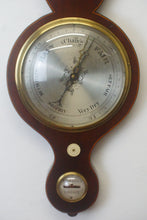 Load image into Gallery viewer, We have for sale an antique 18th century George III inlaid mahogany banjo barometer