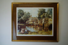 Load image into Gallery viewer, A wonderful pencil signed limited edition print of the &quot;By the Wye&quot; Bakewell by E.R. Sturgeon