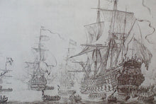 Load image into Gallery viewer, Picture of Dutch Men-O’-War and Other Ships in a Calm, created in 1665 by Willem Van De Velde