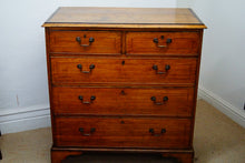 Load image into Gallery viewer, A good quality Edwardian mahogany inlaid chest the top is inlaid with fruitwoods in great condition