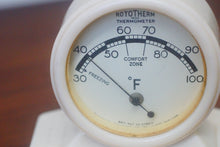 Load image into Gallery viewer, 1930s white Bakelite Rototherm thermometer in fantastic condition