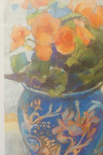 Load image into Gallery viewer, A huge stunning painting by John Sutherst of &quot;orange begonia&quot;, this is number two