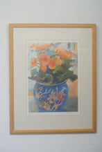 Load image into Gallery viewer, A huge stunning painting by John Sutherst of &quot;orange begonia&quot;, this is number two