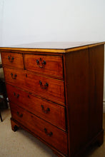 Load image into Gallery viewer, A good quality Edwardian mahogany inlaid chest the top is inlaid with fruitwoods in great condition