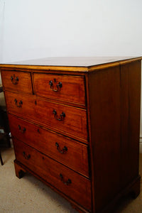 A good quality Edwardian mahogany inlaid chest the top is inlaid with fruitwoods in great condition