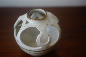 Stoneware Nantwich pottery vase, made by the Peter Clough Studio Pottery C.1960