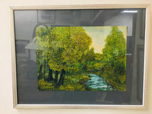 Load image into Gallery viewer, Beautiful original water colour by W Gennamo painted in July 1967,it depicts a beautiful river