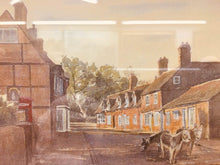 Load image into Gallery viewer, Watercolour by world renowned artist Sally Hamilton of &quot;Donkeys&quot; beautifully framed under glass