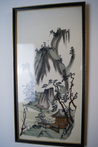 We have a  fantastic pair of original Japanese paintings by Robert Ellis beautifully executed