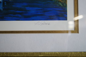 Stunning limited edition signed picture by Nathalie Pierce depicting an American coastal scene