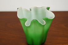 Load image into Gallery viewer, Murano glass napkin vase in the most amazing colours just gorgeous