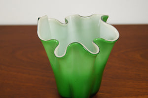 Murano glass napkin vase in the most amazing colours just gorgeous