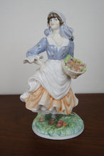 Load image into Gallery viewer, Royal Worcester fine bone China figure “Rosie Picking Apples” in perfect condition