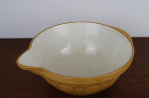 Victorian Earthenware Cornishware clay mixing bowl number 755330