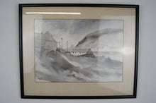 Load image into Gallery viewer, We have a stunning Original watercolour by P Harley named “Welsh Cottages” just lovely