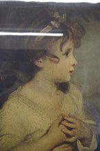 Load image into Gallery viewer, A Joshua Reynolds “Age Of Innocence” oil painting displayed in the national gallery 1847