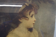 Load image into Gallery viewer, A Joshua Reynolds “Age Of Innocence” oil painting displayed in the national gallery 1847