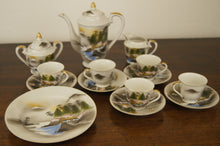 Load image into Gallery viewer, Kutani Japanese Geisha Lithophane tea set in fabulous condition