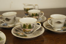 Load image into Gallery viewer, Kutani Japanese Geisha Lithophane tea set in fabulous condition